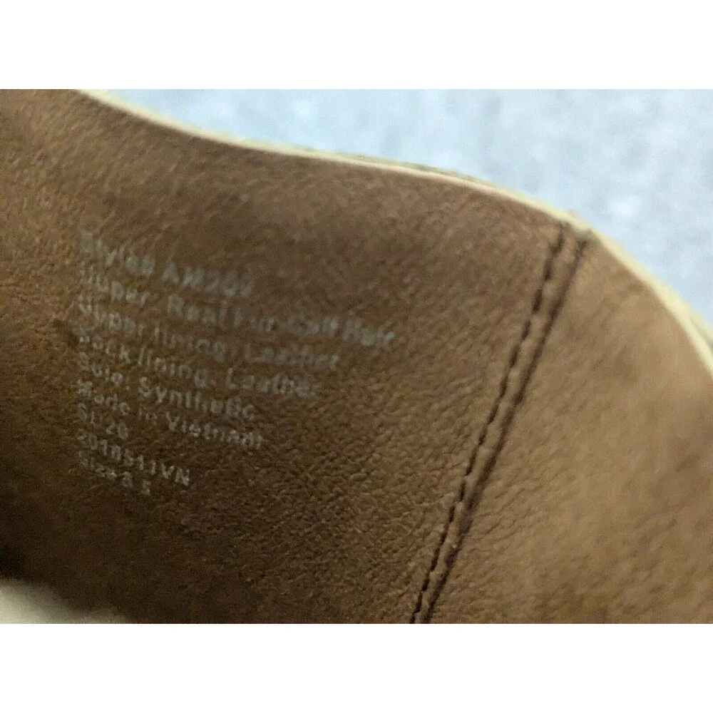 Madewell Leopard Print The Evelyn Clog Slide‎ Sandal Calf Hair Preppy Safari 5.5 - Picture 6 of 8